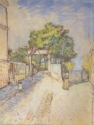 Vincent Van Gogh The Entrance of a Belvedere (nn04) USA oil painting artist